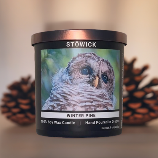 Winter Pine Tumbler Candle