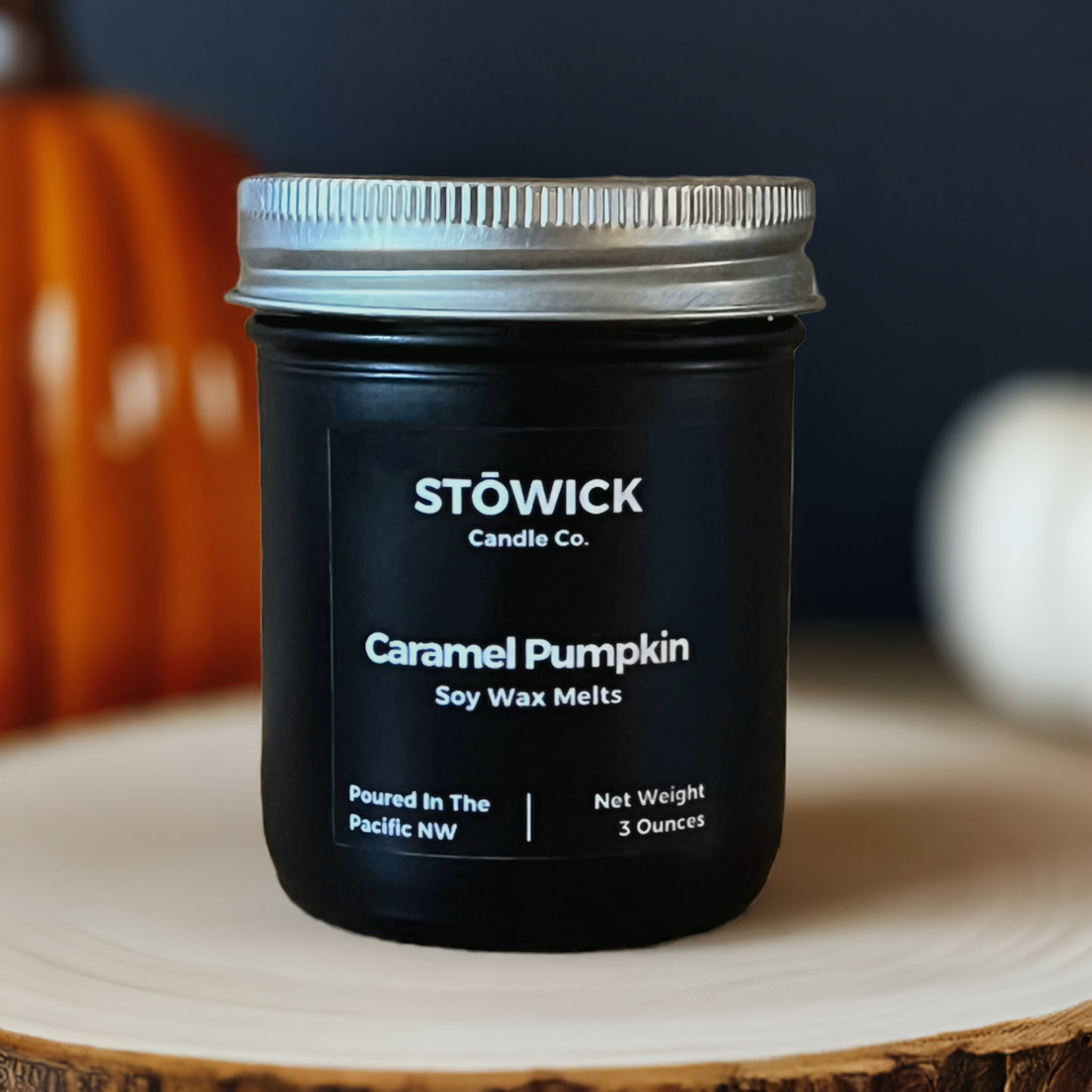 Caramel Pumpkin Wax Melts Jar